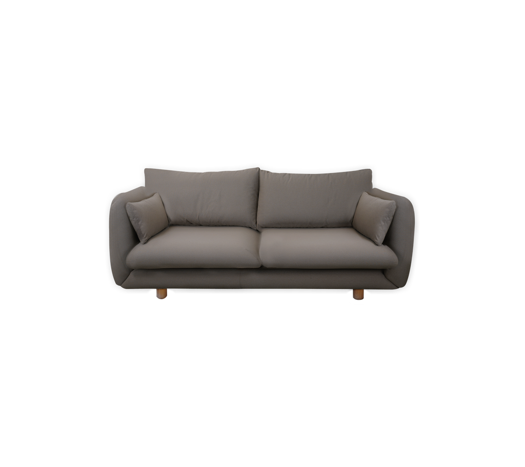 Bloom 2-seater sofa w/teak legs