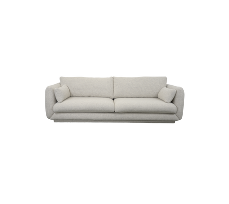 Bloom 3-seater sofa w/plinth