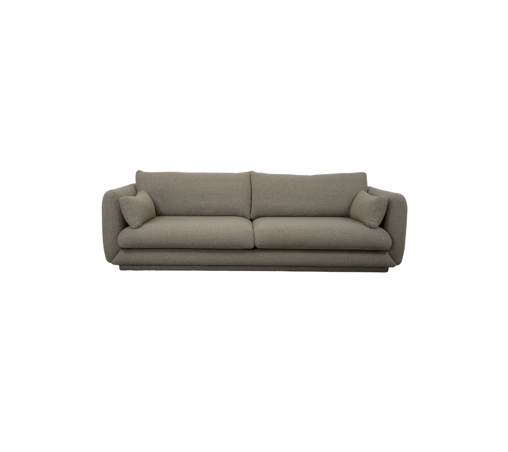 Bloom 3-seater sofa w/plinth