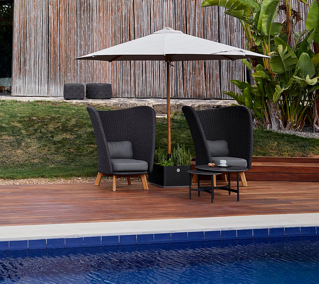 Peacock Wing highback chair