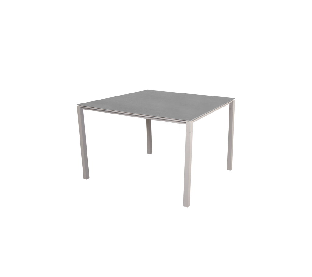 Pure dining table, 100x100 cm