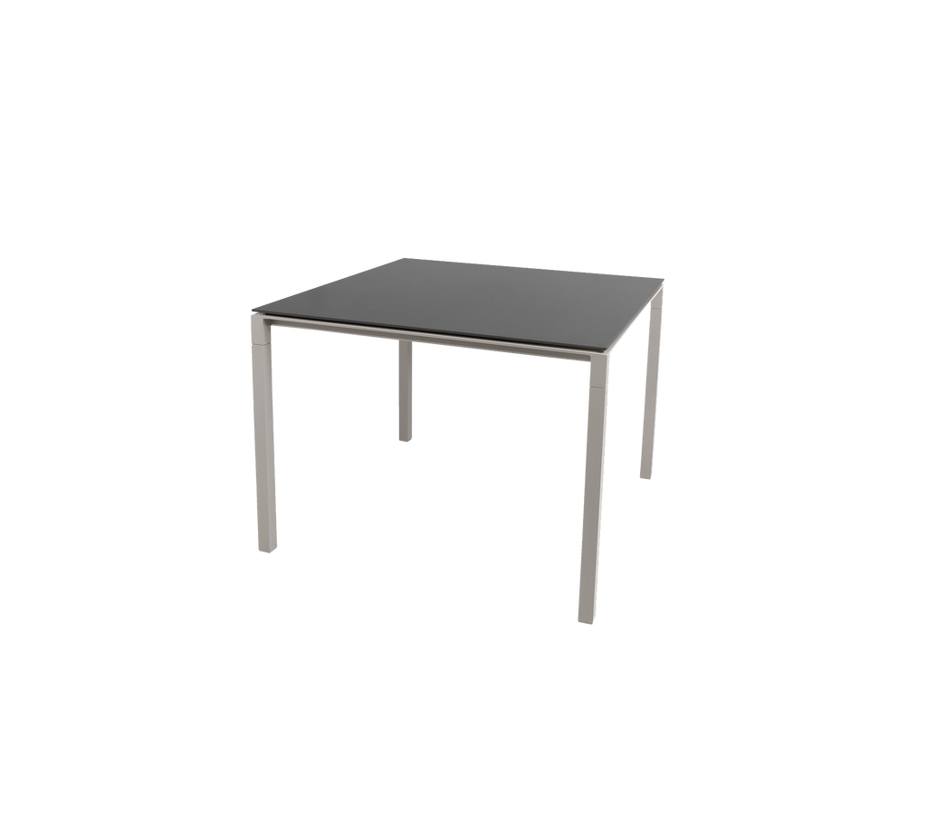 Pure dining table, 100x100 cm