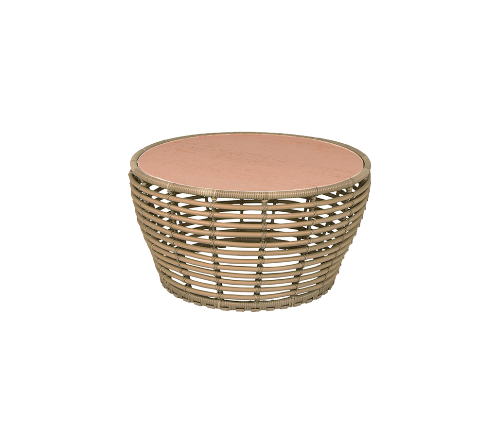 Basket coffee table, medium
