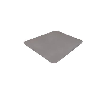 Gray rectangular surface with rounded edges, suitable for various applications and designed for versatility and durability.