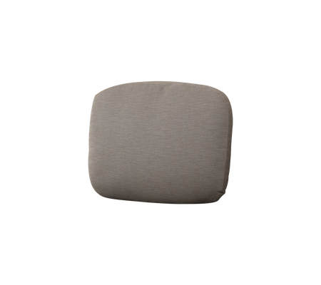 Rectangular cushion in a soft, neutral fabric, designed for comfort and support. Ideal for enhancing seating arrangements.