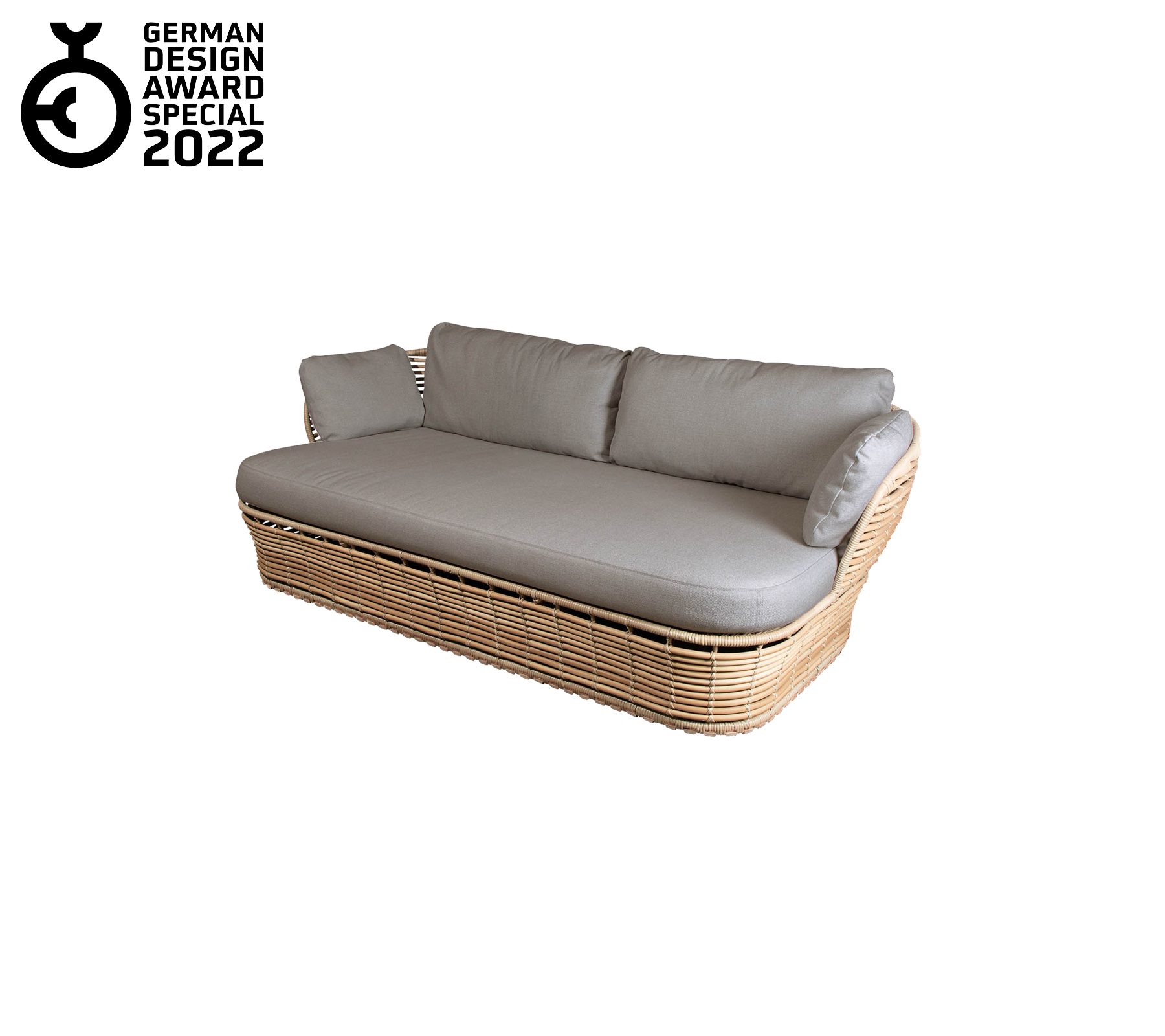 Basket 2-seater sofa