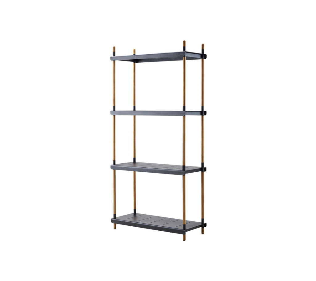 Frame shelving system, complete