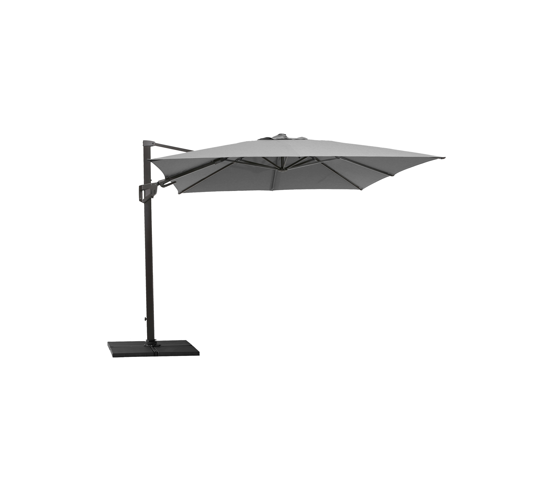 Cane-line Hyde luxe tilt parasol, 3x3 m