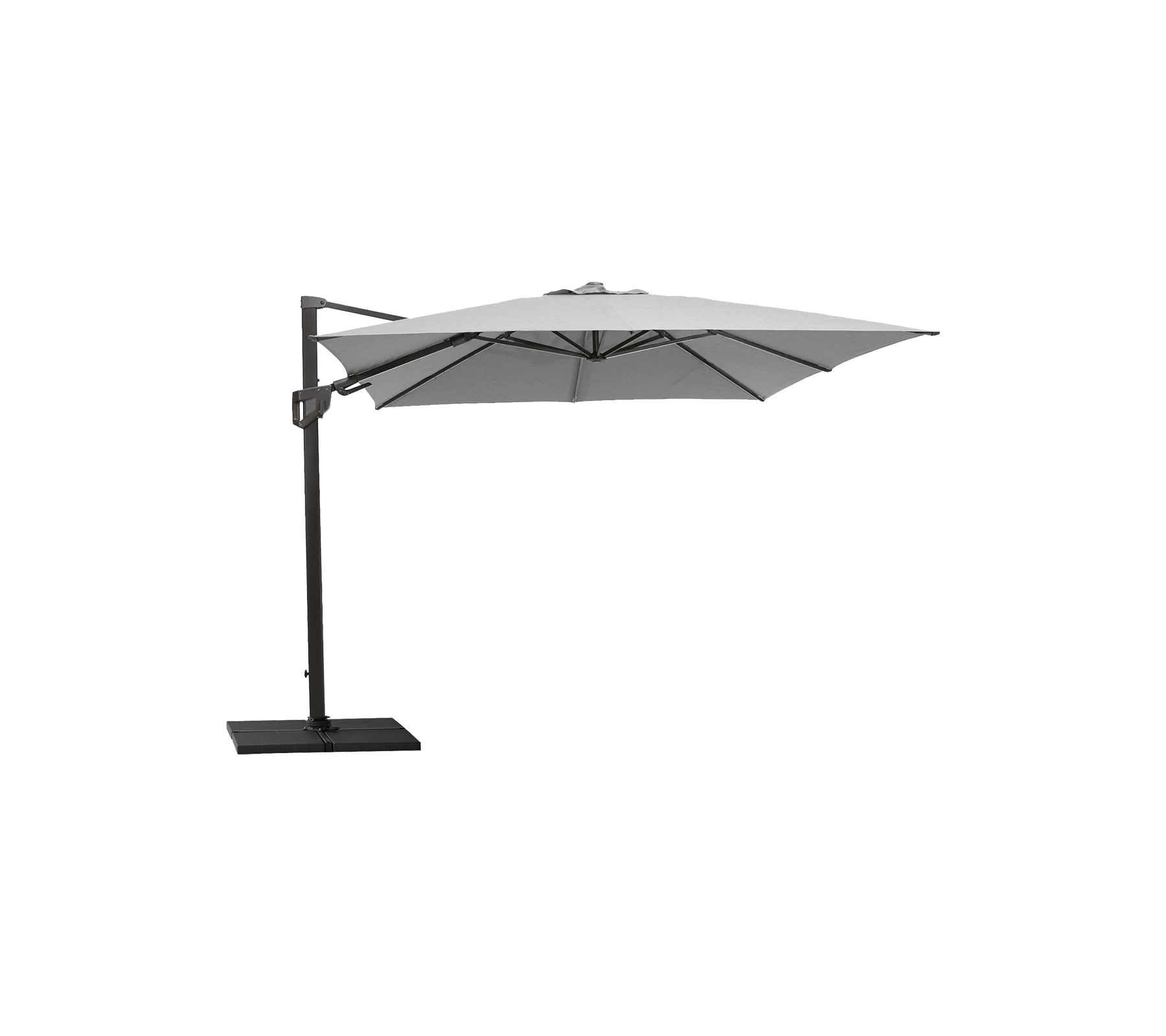 Cane-line Hyde luxe tilt parasol, 3x3 m - Scandinavian outdoor
