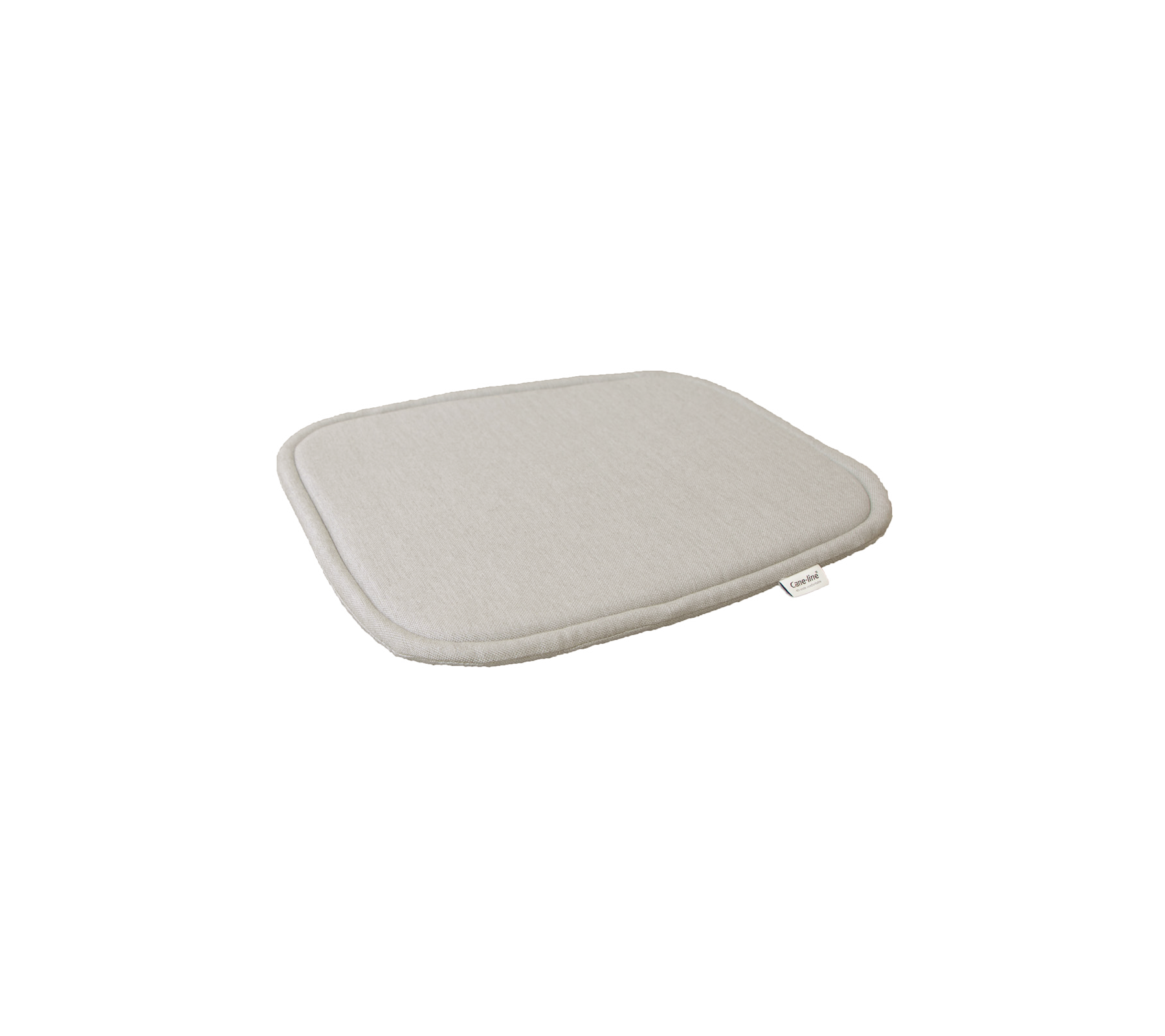 Light gray cushioned mat with a soft surface and rounded edges, designed for comfort and support in various settings.