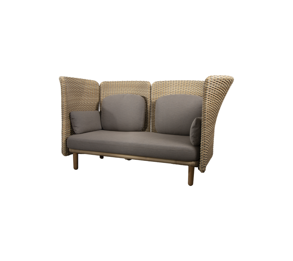 Arch 2-seater sofa w/ high arm/backrest (7)
