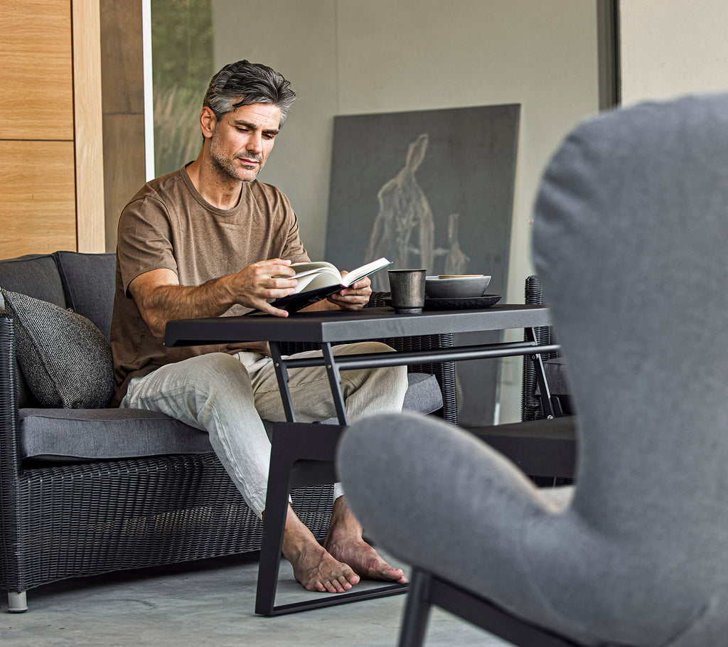 Chill-out coffee table, single, dual heights