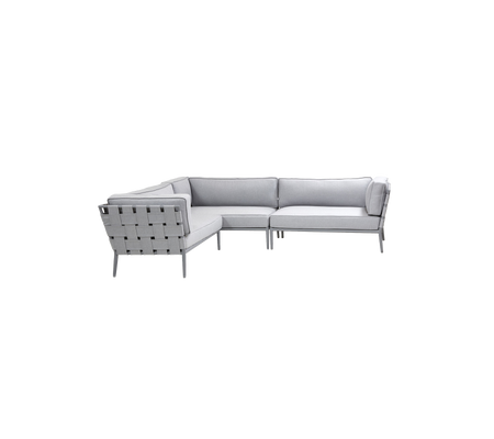 Conic modular corner sofa