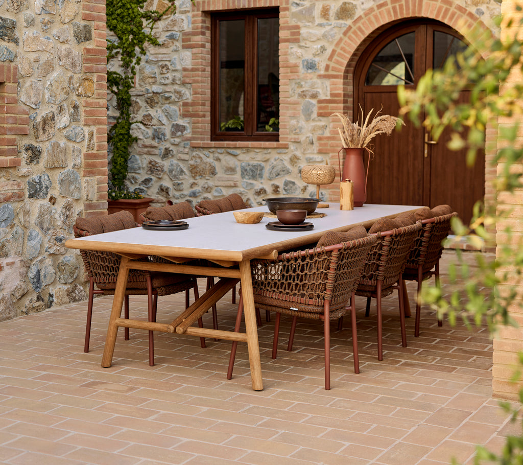 Sticks dining table, 280x100 cm