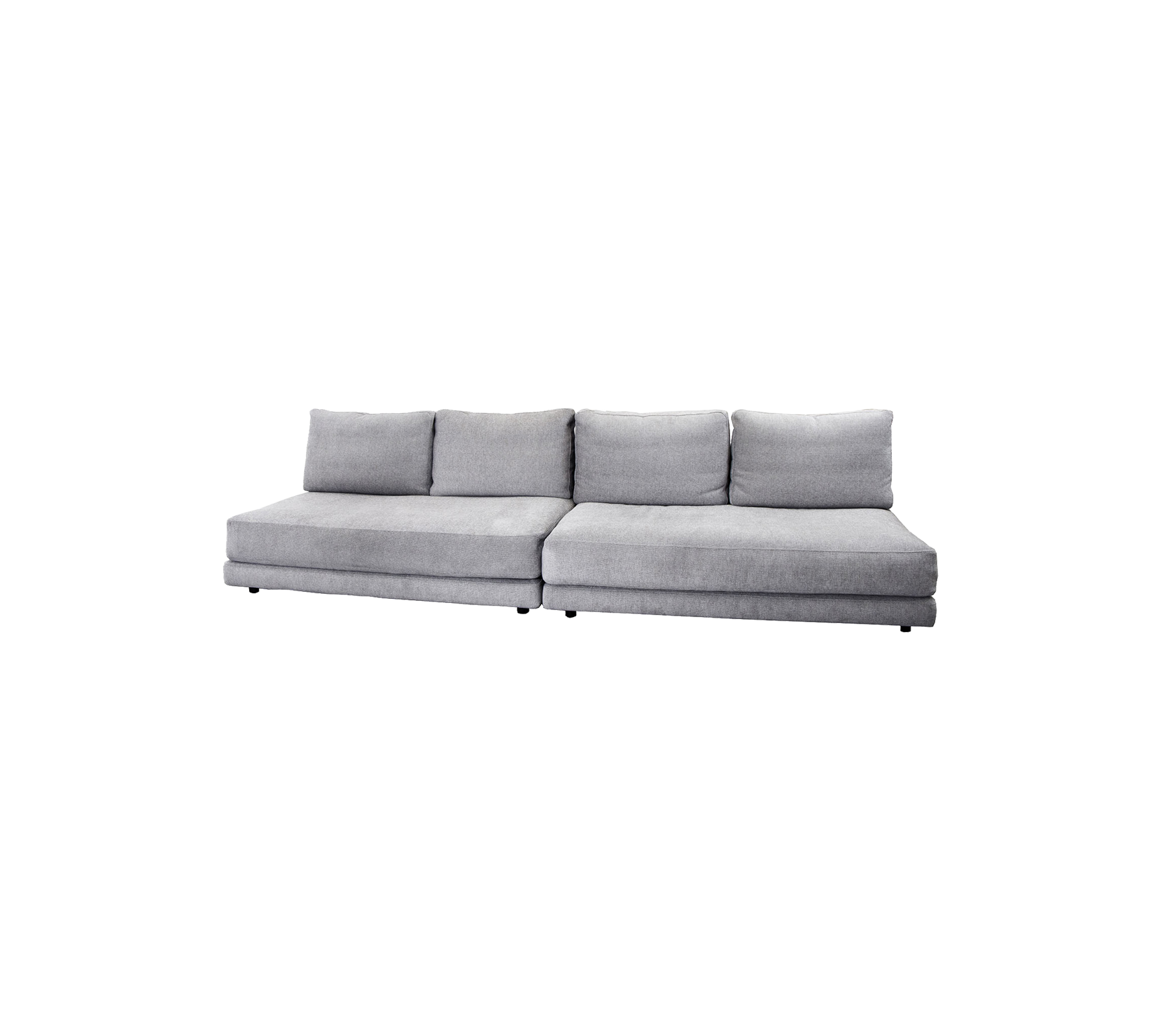 Scale 2 x 2-seater sofa module